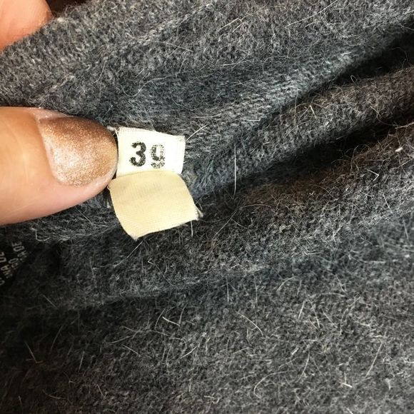 Lambswool Angora mix Cardigan Sweater - Picture 6 of 8